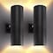 Luxrite Dusk to Dawn LED Wall Lights 18in up or Up and Down Light 3CCT 3000K-5000K 20/30/40W IP65 ETL, 2PK LR40339-2PK - alternate 1